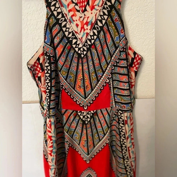Gianni Bini boho pattern Maxi Dress size M - Picture 7 of 8